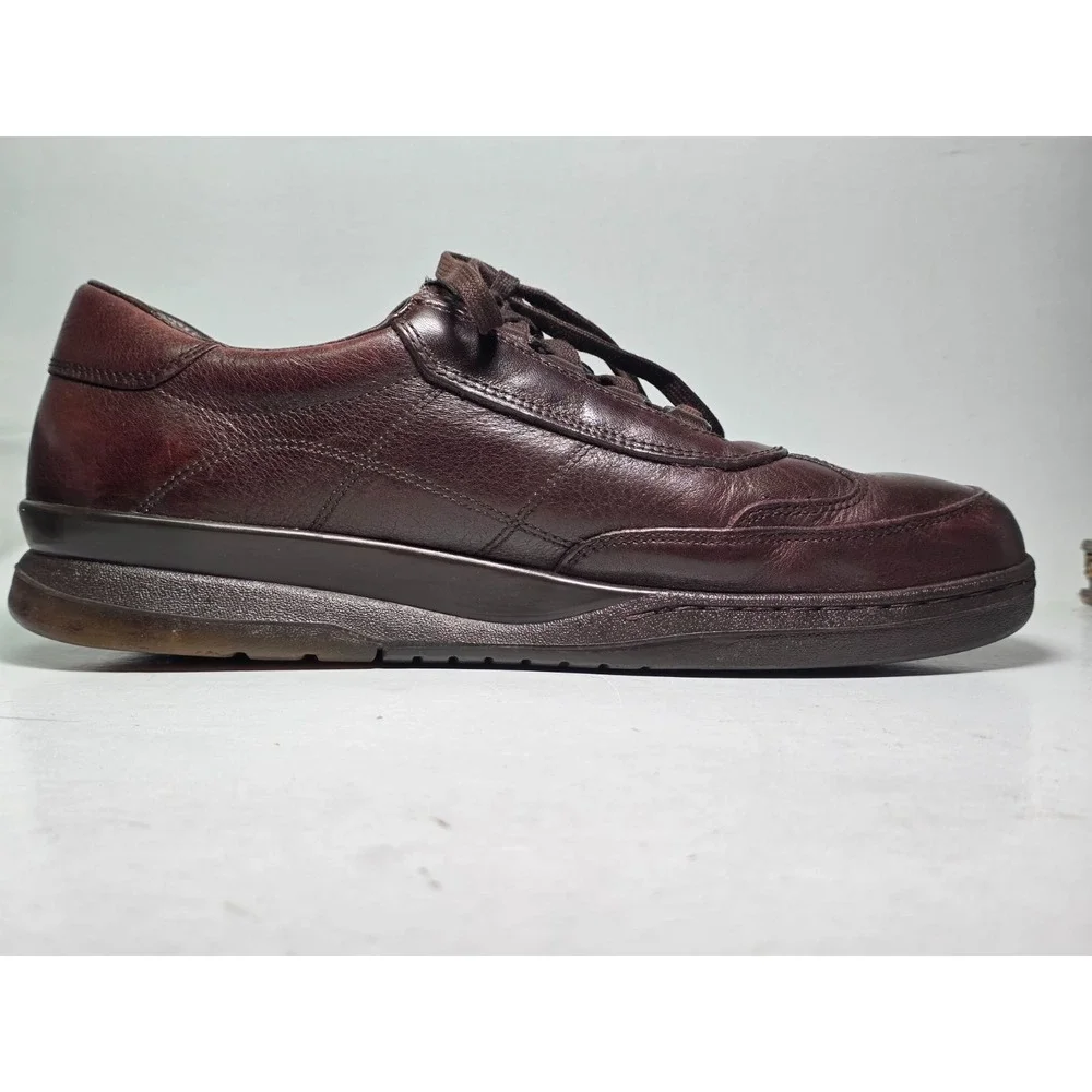 Mephisto Match Run Off Air Jet Men's Sneakers Size 9 Brown Leather‎ Shoes France